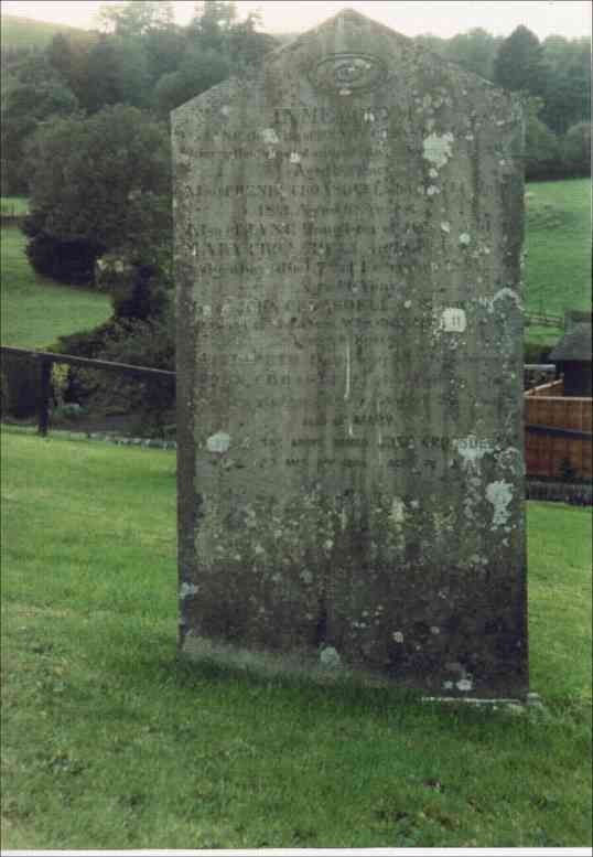 Henry's Tombstone 1851