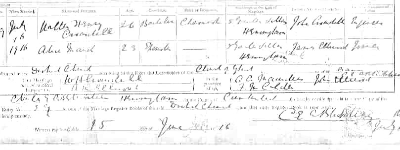 Wedding Certificate